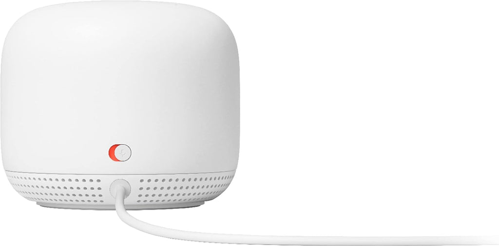 Google Nest Wifi - AC2200 (2nd Generation) Router and Add On Access Point Mesh Wi-Fi System (2-Pack, Snow)