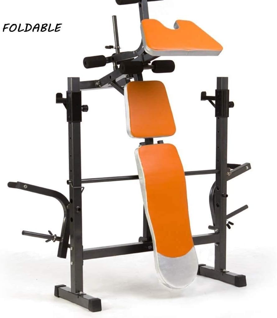 Dip Stands Squat Rack Bench Press Stool Multifunctional Weightlifting Bed Barbell Squat Rack Home Fitness Equipment Set Fitness Chair Dumbbell Stool