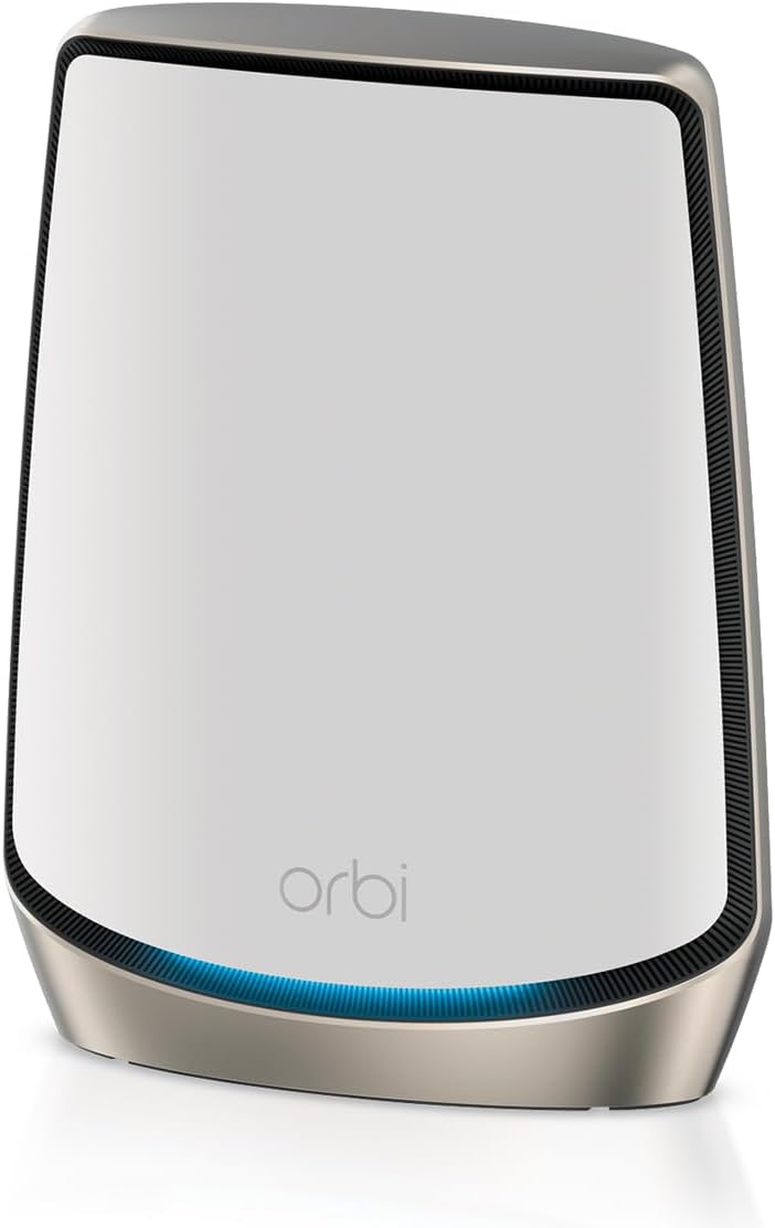 NETGEAR Orbi Tri-Band WiFi 6 Router (RBR860S) - Coverage up to 2,700 sq. ft, 100 Devices -10 Gig Internet Port- Free Armor Security - Expandable to Create a Mesh System - AX6000 802.11ax (up to 6Gbps)