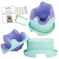 Pediatrician-Approved Squat Position for Easier Pooping & Elimination Communication (EC) | 7-in-1 Potty Training Seat | Includes Footrest, Step Stool & Toddler Toilet Seat | Reduces Diaper Waste