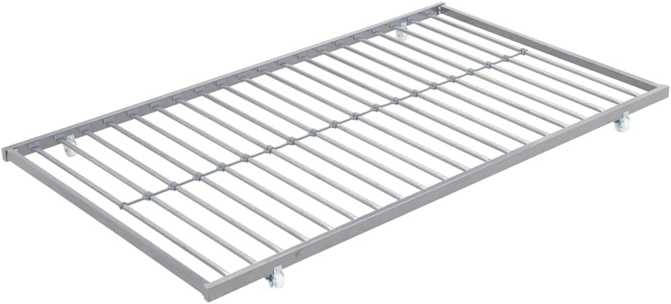 BUNK Bed Pink Twin Over Twin (Silver + Metal)