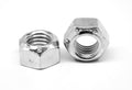 1/4'-20 Coarse Thread Grade C Stover All Metal Locknut Medium Carbon Steel Zinc Plated and Wax Pk 2000