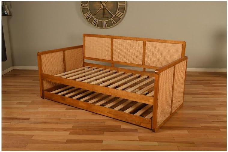 Kodiak Daybed with Mattress Included – 2 Twin Daybed or King Size Bed, Multi-Functional Day Bed for Living Room, Bedroom, or Guest Room