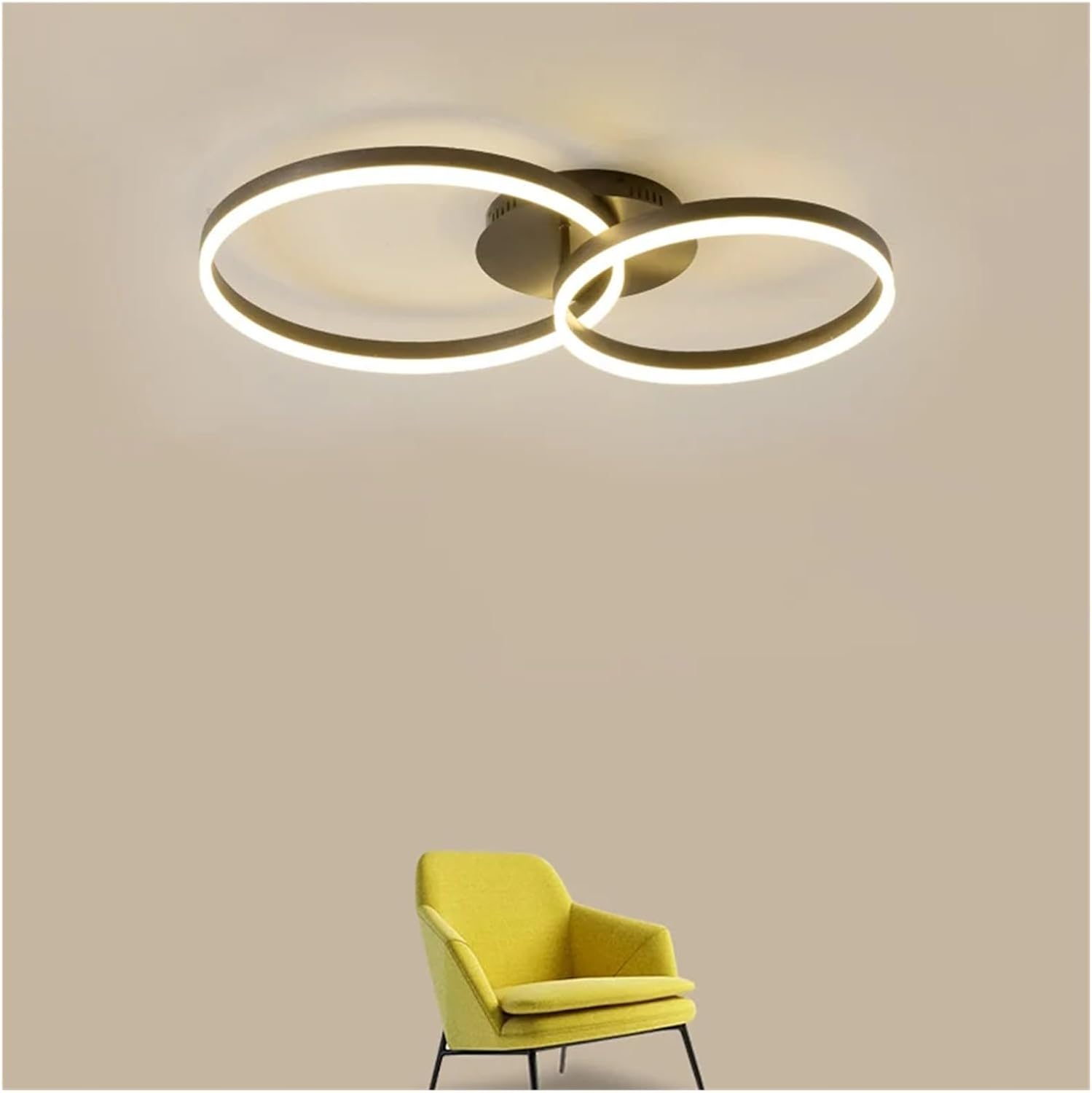 Modern Painted Circle Led Ceiling Chandelier Living Room Ring Mounted Ceiling Lights Acrylic Nordic Ceiling Lamp Led Luminarias
