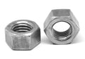 1/4'-20 Coarse Thread Grade 5 Finished Hex Nut Medium Carbon Steel Plain Finish Pk 5000
