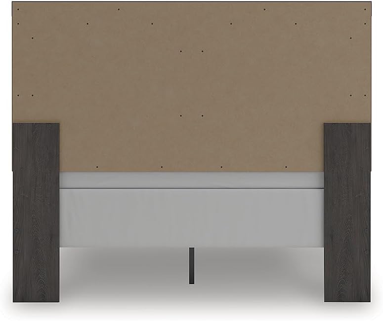 Signature Design by Ashley Prendonea Farmhouse Queen Panel Bed, Foundation or Box Spring Needed, Gray