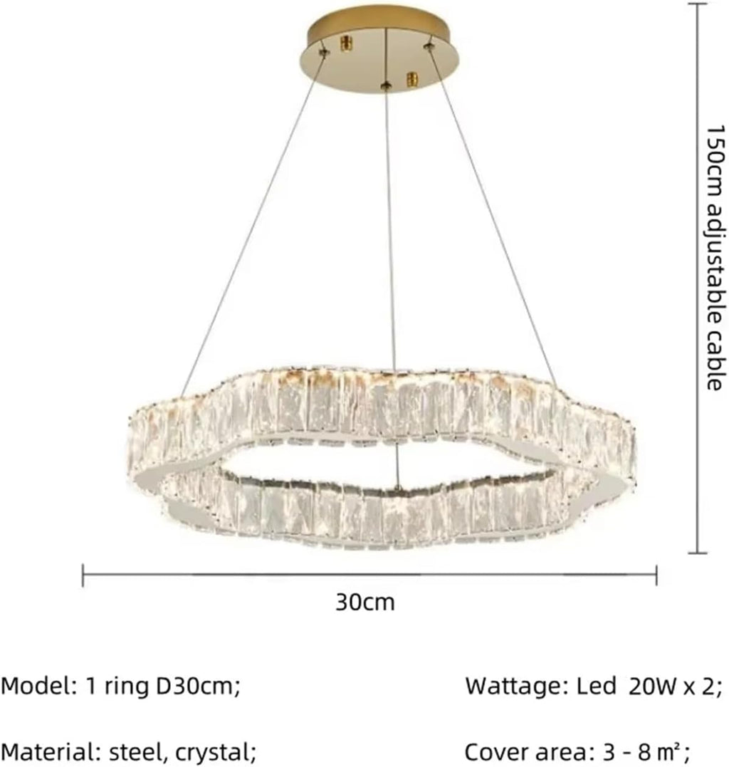 Crystal Chandelier Foyer Steel Petal Led Pendant Lights Indoor Lighting Luminarias Art Decor Hanging Lamp ﻿,Modern Lighting