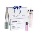 Relumins Ultimate Skin Tightening Complete Set – Five Meso Firm Serums, RadiantWave Device Facial Massage Tool, & Absorption Gel Hydration Firming Daily Skincare Bundle this Summer Time