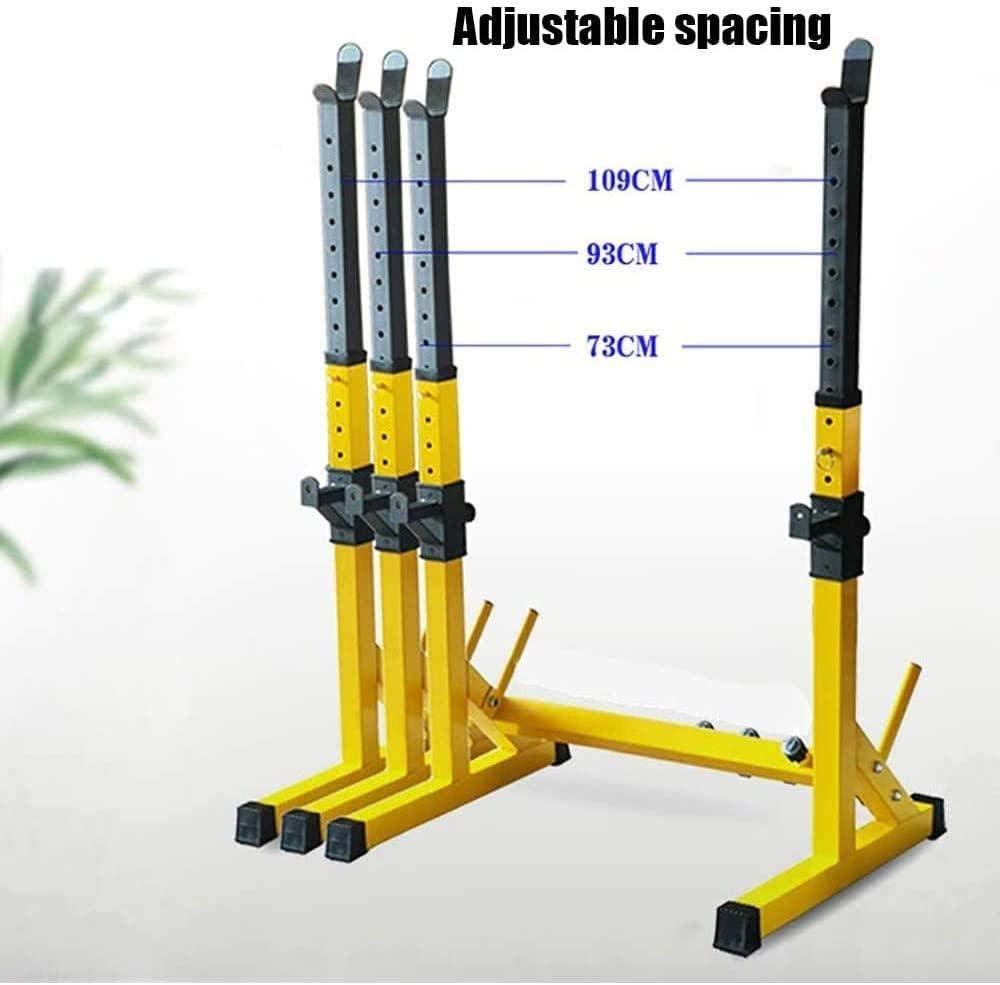 Adjustable Squat Rack Weight Table Home Bench Press Weight Bench Barbell Rack Fitness Exercise Set Bench Press Dumbbell Rack