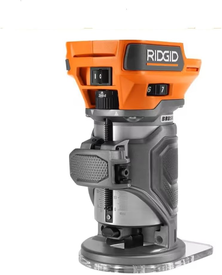 RIDGID 18V BRUSHLESS Cordless Compact Router Tool ONLY R860444B