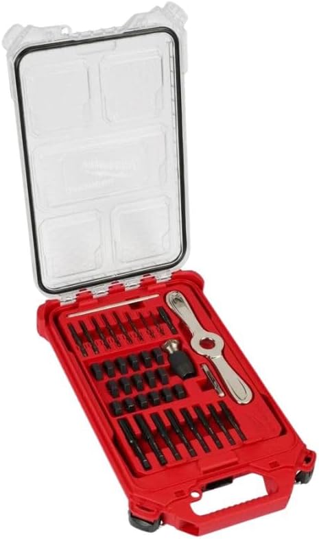 Milwaukee Electric - 38PC SAE TAP DIE PACKOUT. Set W/HEX-LOK. 2-in-1