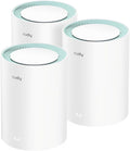 Cudy Dual Band AX1500 WiFi 6 Mesh Wi-Fi System, Replaces Routers and Extenders, Covers up to 2500 sq.ft., 3 Gigabit Ports per Unit, Supports Ethernet Backhaul, M1500 3-Pack