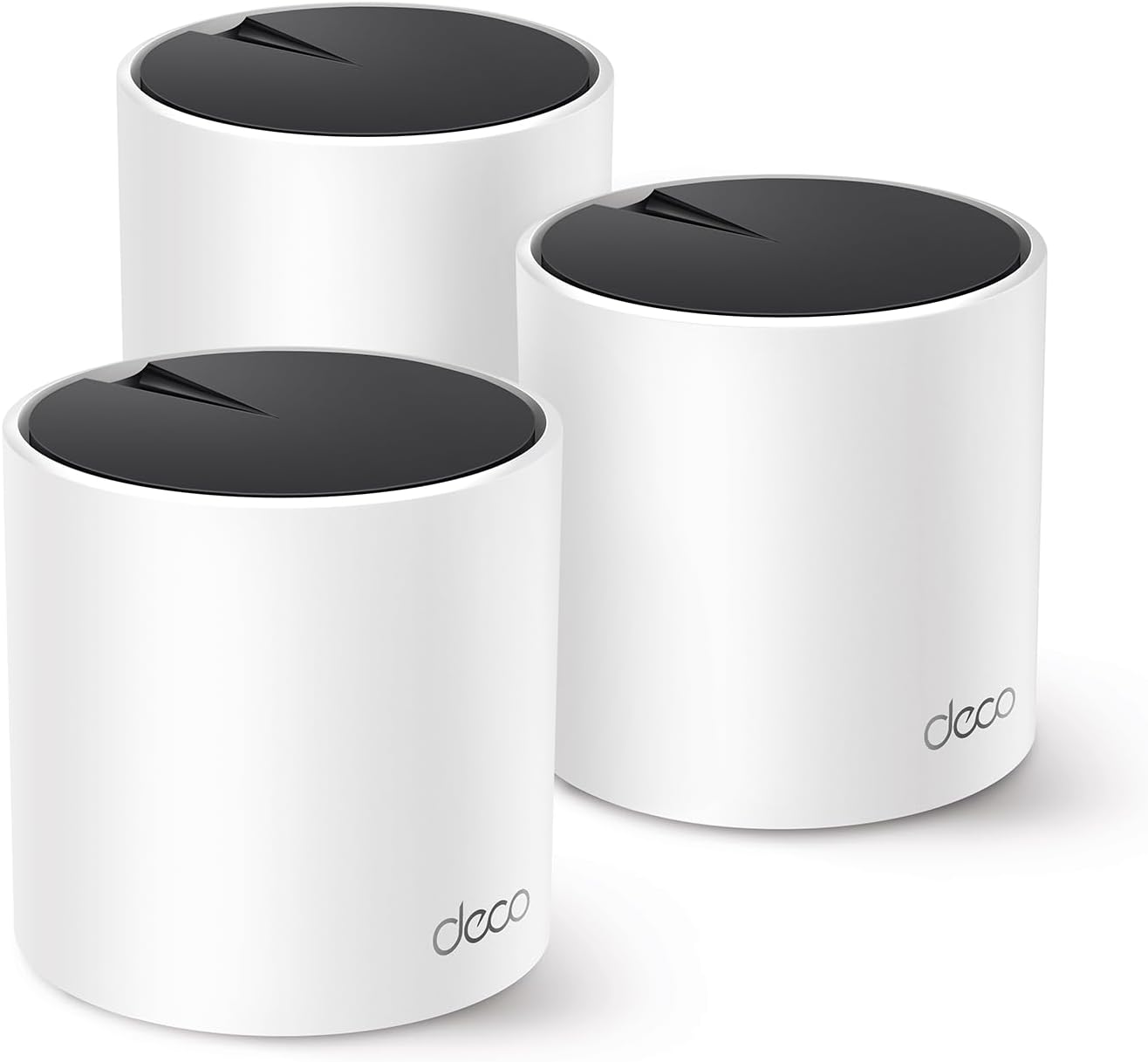 TP-Link Deco X55 Pro AX3000 Whole Home Wi-Fi 6 Mesh System - Coverage up to 6500 Sq.Ft & up to 150 Devices, 2x2.5G WAN/LAN Ports, 4 Streams, Wired Ethernet Backhaul, Ideal for 1Gig+ Internet, 3-Pack