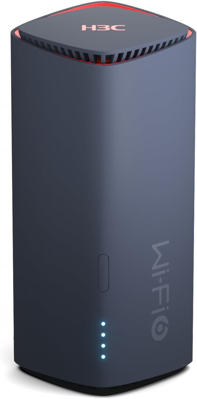H3C AX5400 Dual-Band WiFi 6 Router (BX54) High Speed Gaming Routers for Wireless Internet, 4K QAM,OFDMA,MU-MIMO,VPN-Support,Easy-Mesh,Parental Controls,Ethernet Ports Router for Whole Home,80 Devices