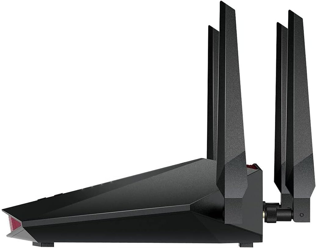 NETGEAR Nighthawk Pro Gaming 6-Stream WiFi 6 Router (XR1000) - Security Features, AX5400 Wireless Speed (up to 5.4Gbps), DumaOS 3.0 Optimizes Lag-Free Server Connections, 4 x 1G Ethernet Ports