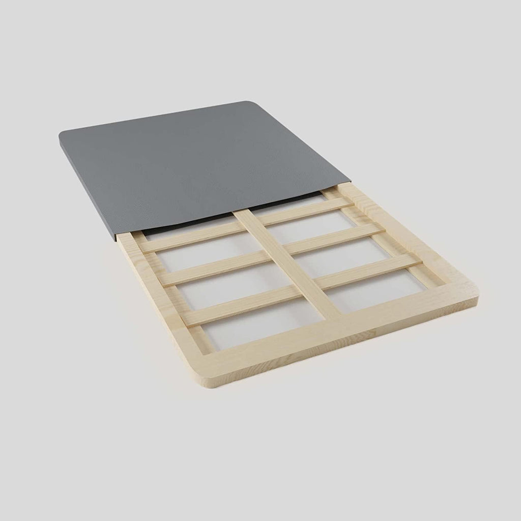Mielmoon Luxury Strong Fully Assembled Slats for Mattress/Bed Support Bunkie Board (King)