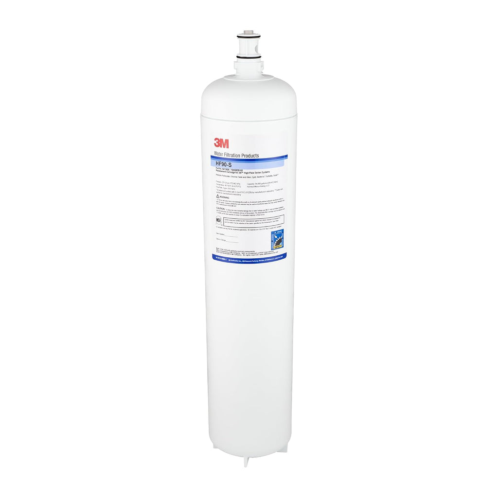 3M Water Filtration Products Replacement Cartridge for Commercial Ice Maker Machines HF90-S for High Flow Series ICE190-S, Reduces Cysts, Sediment, Chlorine Taste and Odor