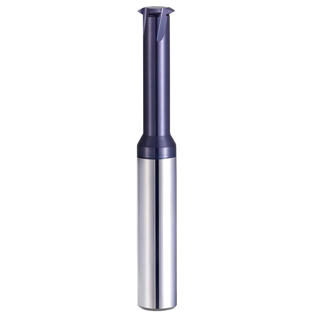 W 5/8-11 Solid Carbide Micro Thread Mills Whitworth BSW Single Profile AlTiN Coated Threading Cutter CNC Milling Bits Deep Holemaking for Hardened Steel Cast Iron Alloys