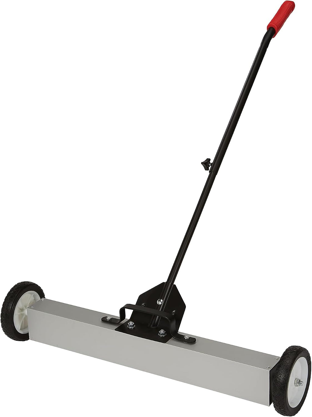 Klutch Telescopic Rolling Magnetic Sweeper, 30in.–44-1/2in. Handle, 50-Lb. Capacity