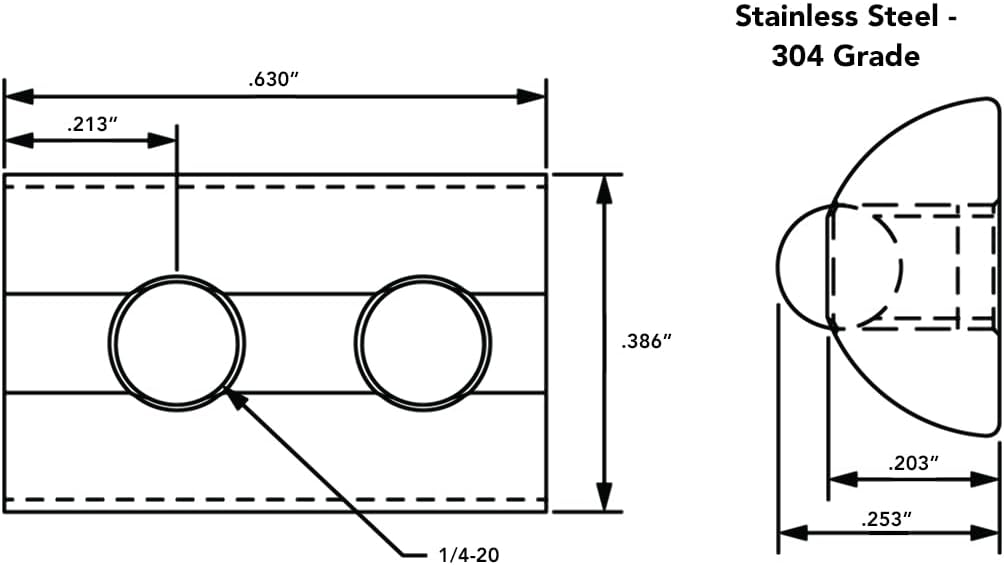 8020, 3670, 10 Series 1/4-20 Stainless Steel SS Roll in T-Nut with Ball Spring 80/20 T Slot Accessories for Aluminum Extrusion Hardware Nuts (100 Pack)