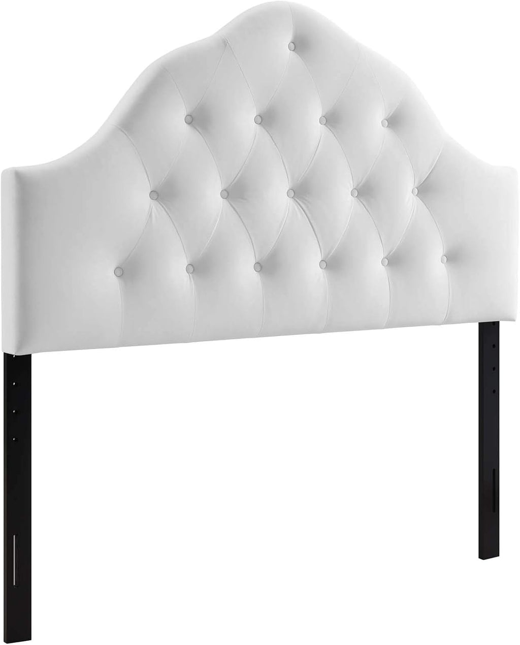 Modway Sovereign Twin Diamond Tufted Performance Velvet Headboard, White