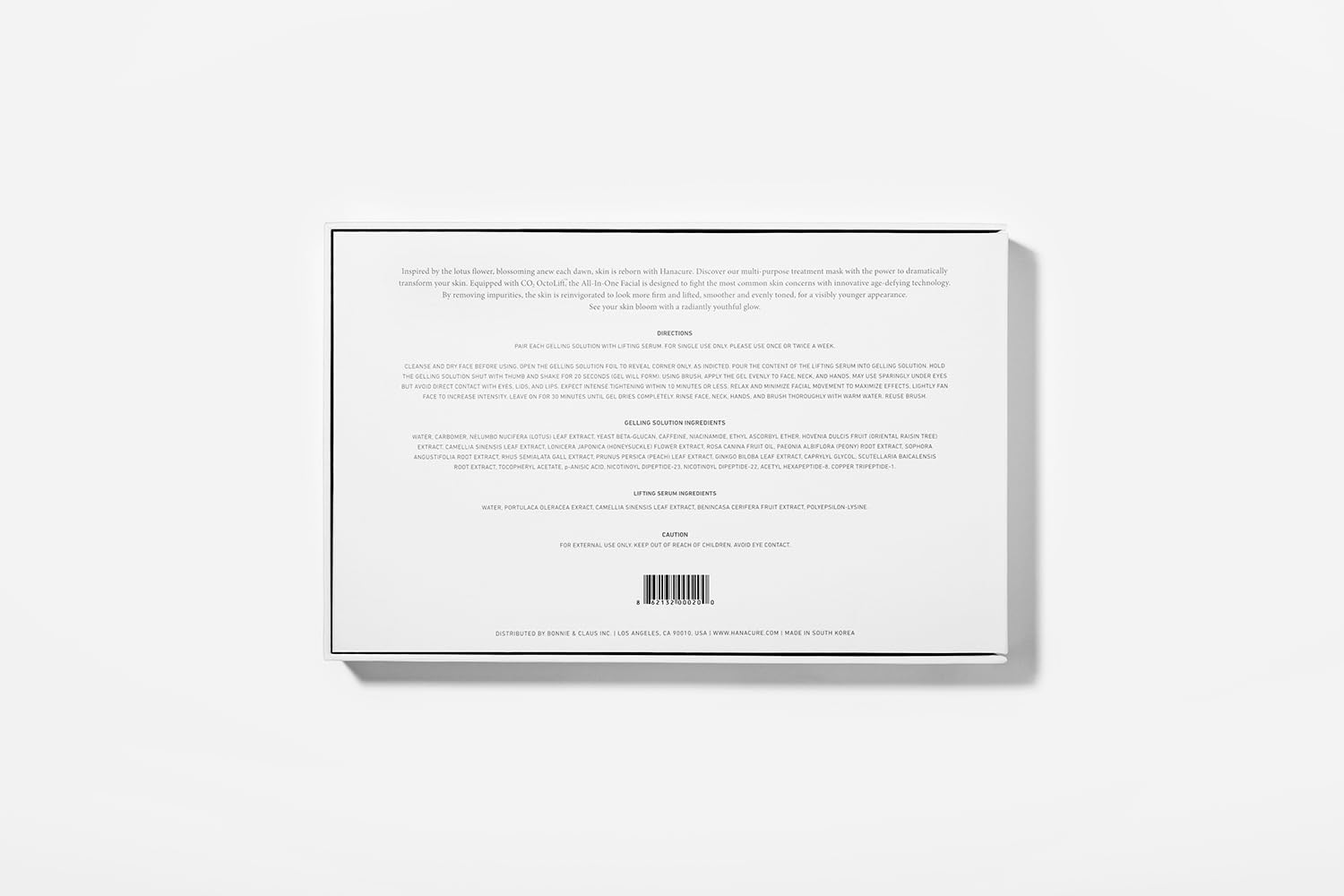 Hanacure® The All-In-One Facial® Set - Face Lifting Mask, Neck Firming and Tightening (Pack of 2)
