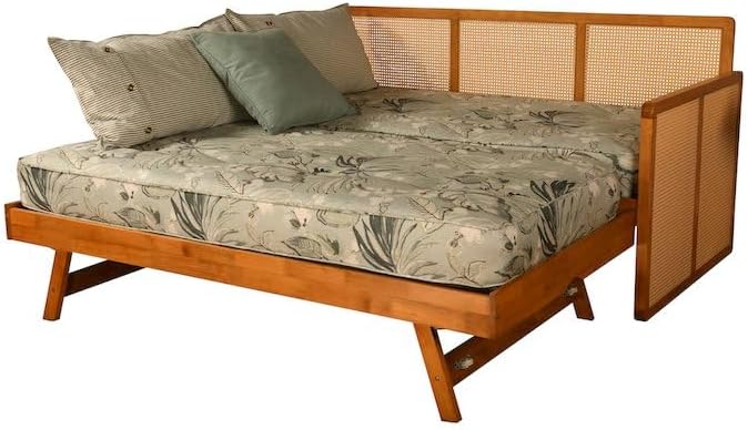 Kodiak Daybed with Mattress Included – 2 Twin Daybed or King Size Bed, Multi-Functional Day Bed for Living Room, Bedroom, or Guest Room