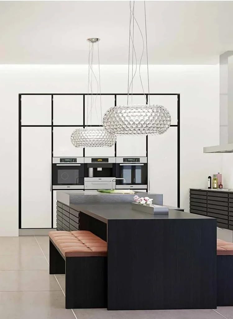 Chandeliers, Modern Acrylic Ball Pendant Light,Decor Art Luminaria Suitable for Kitchen Islands
