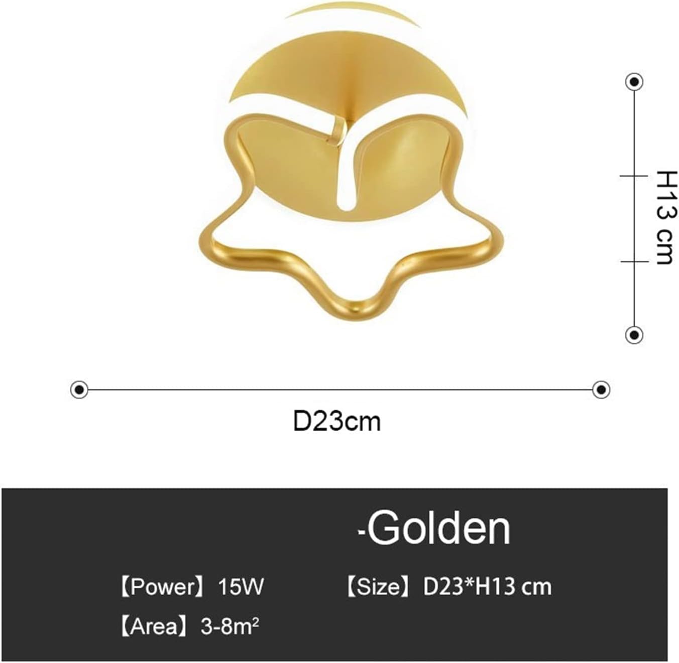 Gold Led Ceiling Lights Compatible with Living Room Bedroom - Hall Corridor Lamp Stars Loft Stairs Light Luminaria,Chandelier