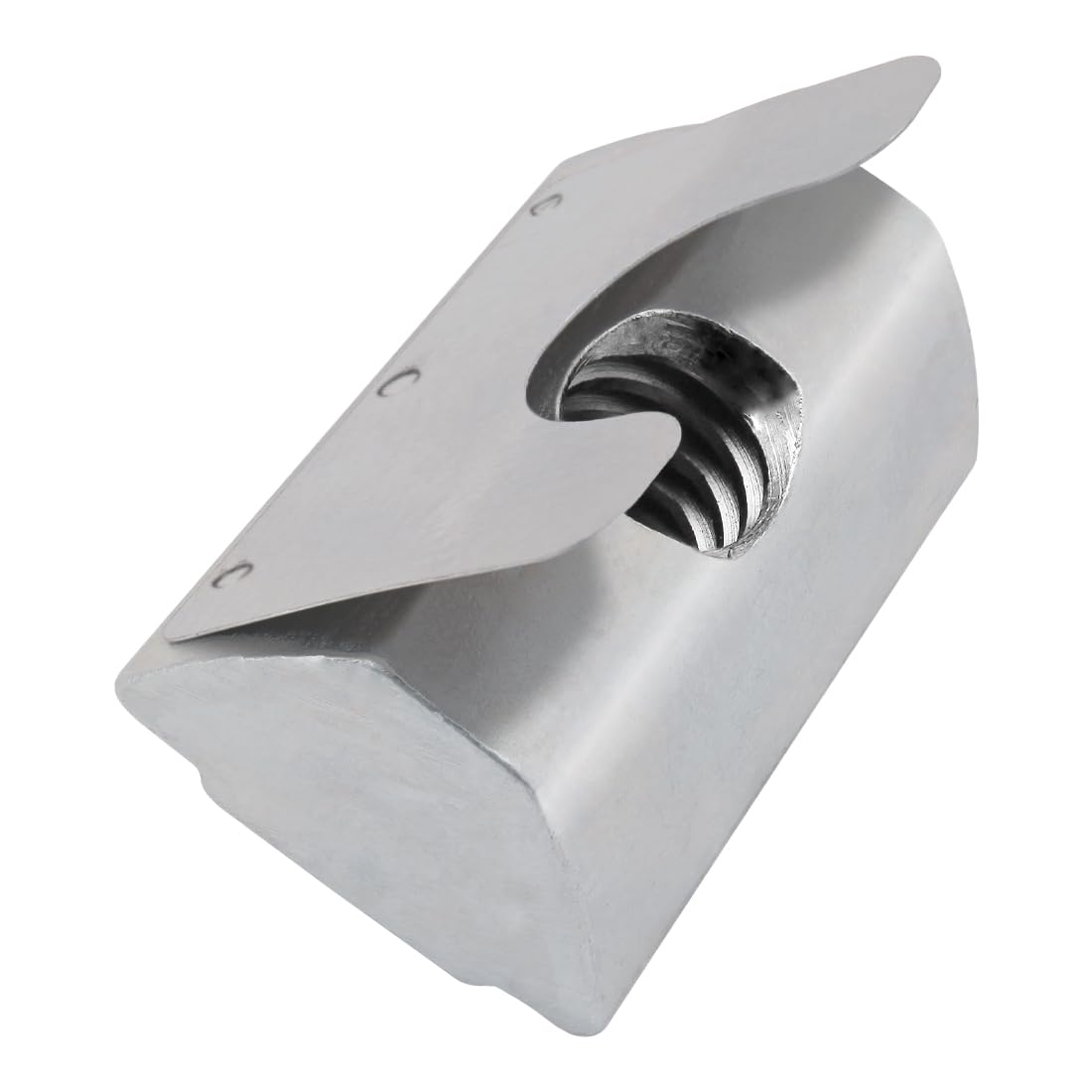 8020, 13038, 15 40 Series 1/4-20 Steel Self Aligning Roll in T-Nut with Spring Leaf - T Slot Accessories for 80/20 Aluminum Extrusion - Hardware Nuts (500)