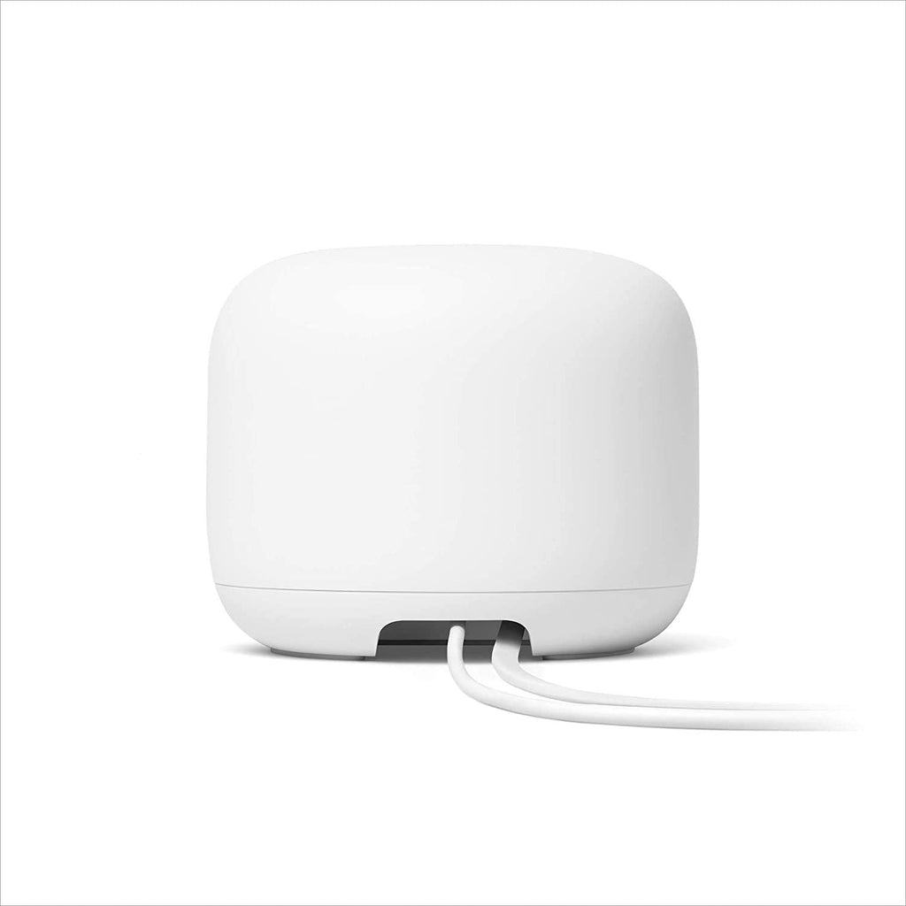 Google Nest WiFi Router 3 Pack ( One Router & Two extenders) 2ndGEneration 4x4 AC2200 Mesh Wi-Fi Routers with 6600 Sq Ft Coverage (Renewed)