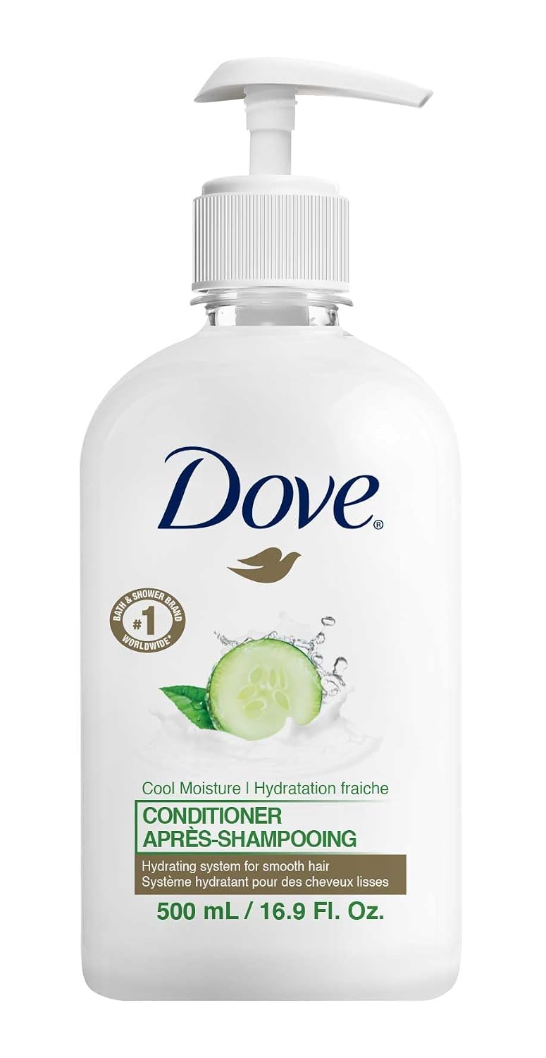 Dove Cucumber Conditioner 500ml (16.9 oz) with Pump Dispenser - Case of 24