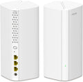 Tenda Nova MX12 Mesh WLAN WiFi 6 System - AX3000 Dual Band Mesh System - Recommended for Huser with 2-4 Bedrooms - 3X Gigabit Port - Replaces WLAN Router & Repeater - Compatible with Alexa - 2 Pack
