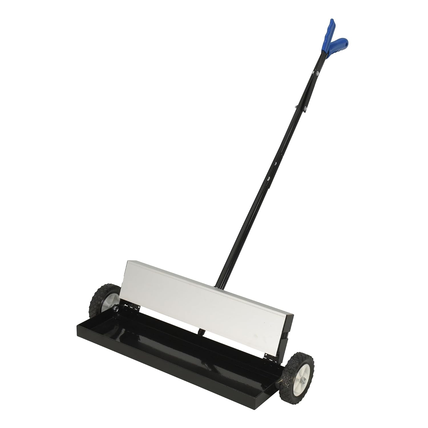 Vestil MPSR-24-B Magnetic Push Sweeper with Bended Handle 38 in. x 39 in. x 41 in. 50 Lb. Capacity Black