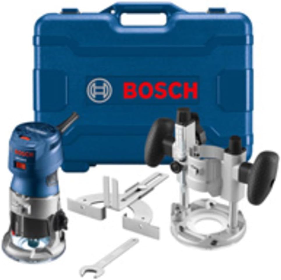 Bosch GKF125CEPK Colt 1.25 HP (Max) Variable-Speed Palm Router Combination Kit