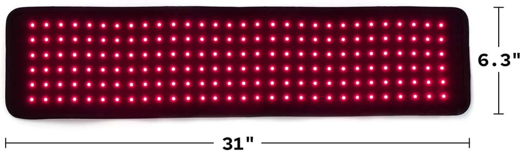 Fringe Red Light Therapy Extra Long Wrap, Wireless, Both Red Light 660nm and Infrared Light 850nm, 360 LED Lights, Sports Recovery