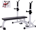 Dip Stands Bench Press Squat Rack Adjustable Weight Bench Squat Rack Barbell Set Fitness Equipment Bracket Men's Bell Rack Home Fitness Equipment Dumbbell Stool,