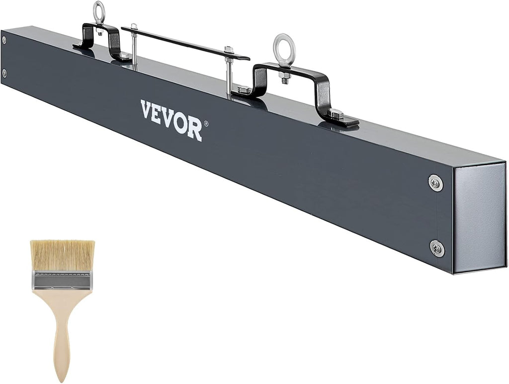 VEVOR 48 inches Hanging Magnet Magnetic Sweeper Pickup Tool 67 Lbs Nail Magnet Hang Type Magnet Sweeper Magnetic Nail Sweeper Magnetic Sweepers fits Forklift