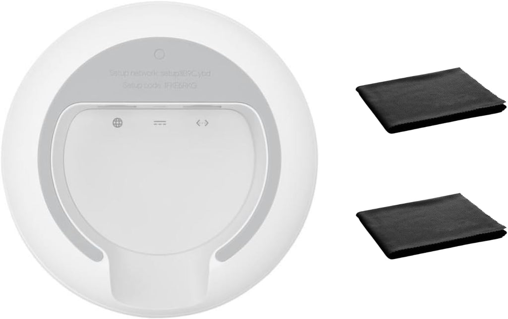 Google Nest WiFi Mesh Router (AC2200) with 2 Points, Google Assistant Built-in, 3-Pack, Snow – Whole Home Coverage up to 5400 Sq Ft, Multiple 4K Streams, Handles 200 Devices, W/ 2X Microfiber Cloths