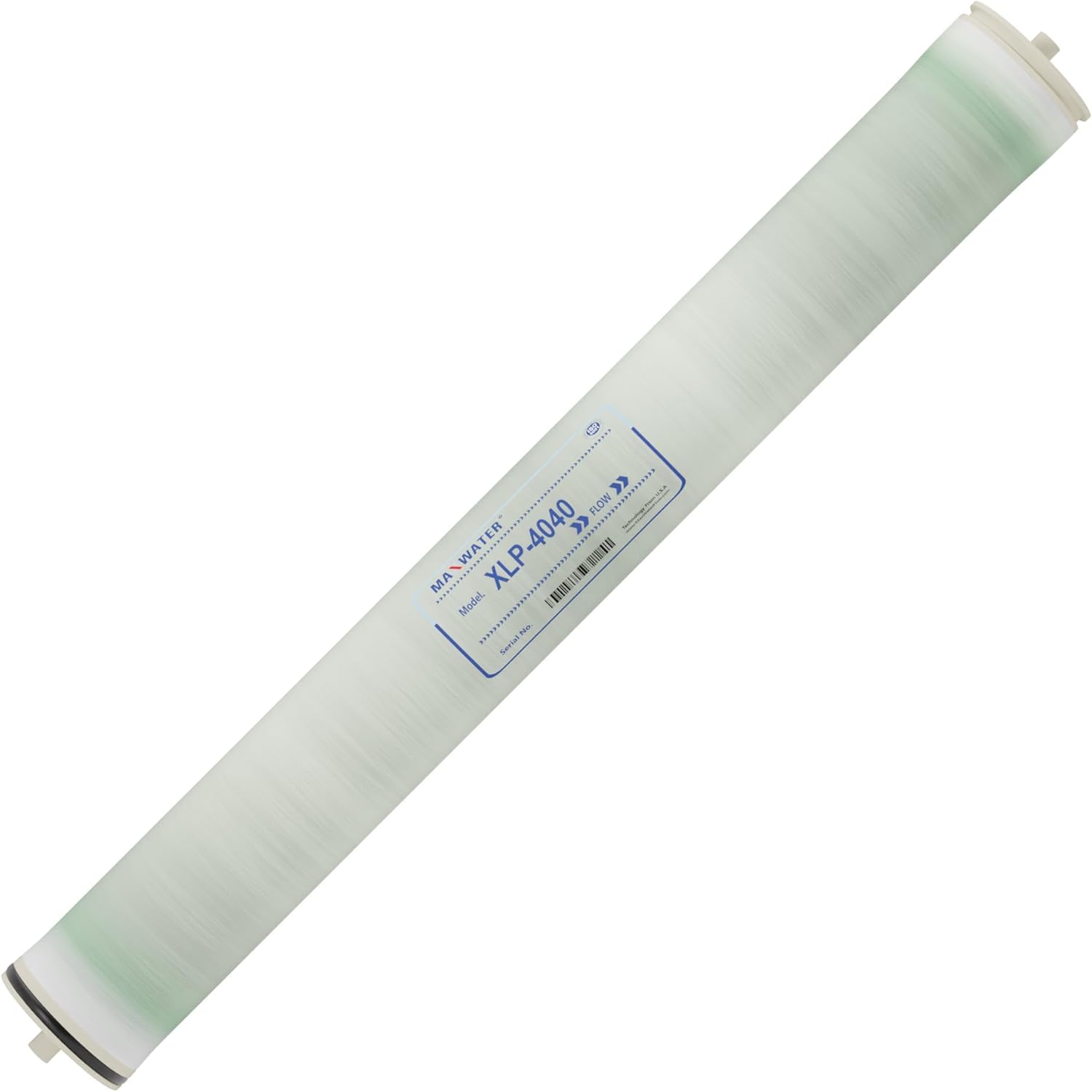 Max Water XLP-4040 Reverse Osmosis 4' x 40' RO Membrane, 2300 GPD | XLP 4040 For Water Purification Desalination Commercial, Industrial, Agricultural