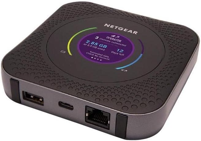 NETGEAR Nighthawk M1 4G LTE WiFi Mobile Hotspot (MR1100-100NAS) – Up to 1Gbps Speed, Works Best with AT&T and T-Mobile, Connects Up to 20 Devices, Secure Wireless Network Anywhere