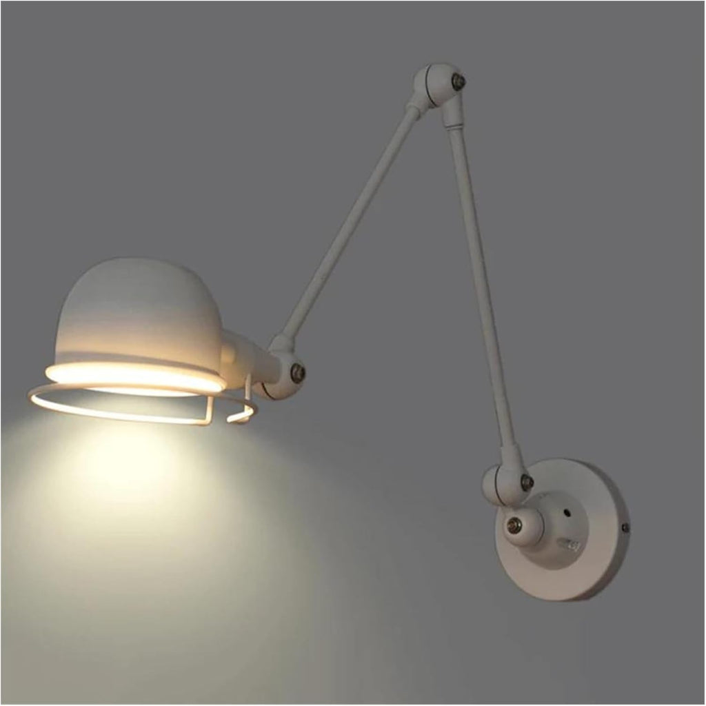 Wall Sconces, Nordic Retro Adjustable Joint Long Arm Wall Lamp Creative Indoor Bedroom Bedside Home Decor Iron Light Modern Luminaria