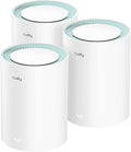 Cudy M1300 3-Pack AC1200 Gigabit Whole Mesh WiFi System, Dual Band, WiFi Extender, High Gain Antennas, VPN, Cloudflare, Connect Up to 150 Devices