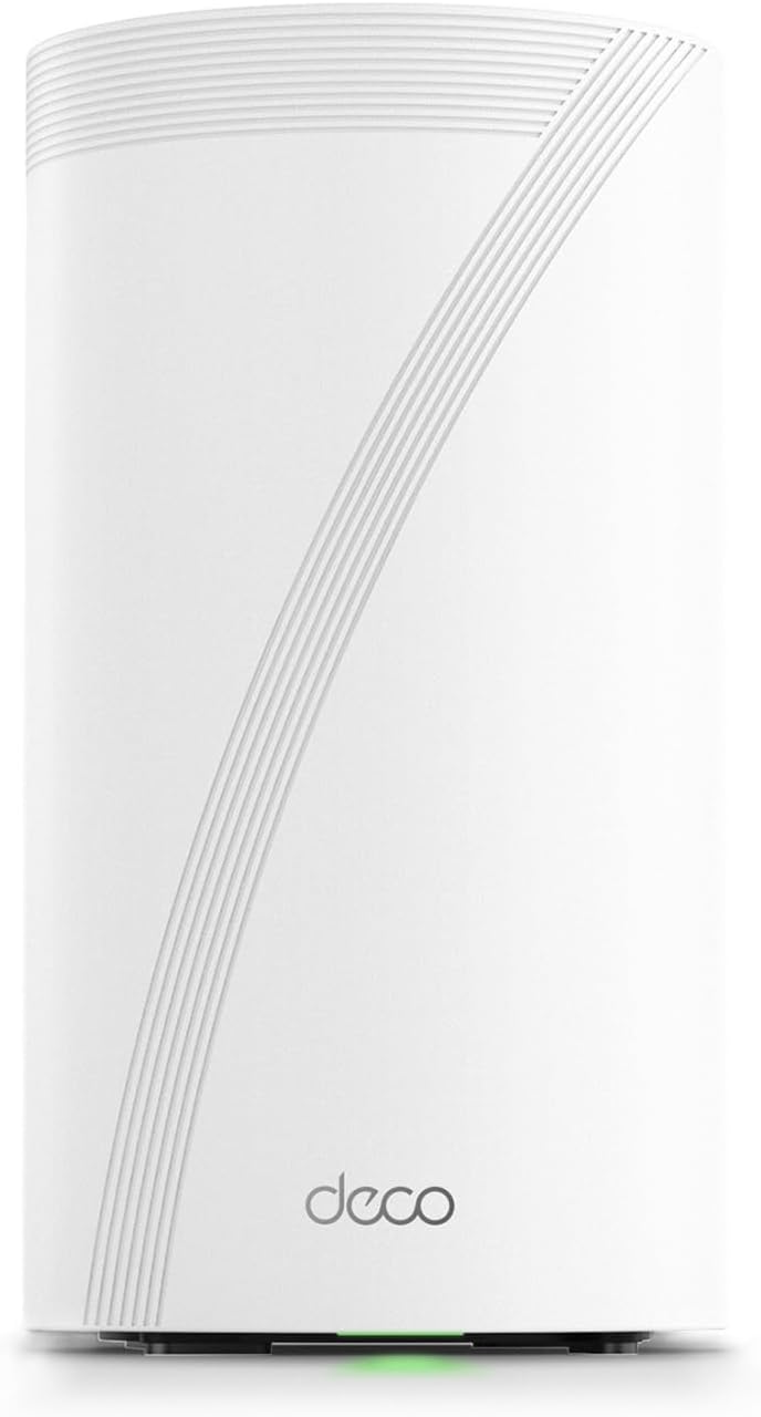 TP-Link Deco 7 Elite BE95 Quad-Band WiFi 7 BE33000 Whole Home Mesh System - 16-Stream, 2X 10G + 2X 2.5G Ports Wired Backhaul, 12x High-Gain Antennas, VPN, AI-Roaming, 4x4 MU-MIMO, HomeShield (1-Pack)