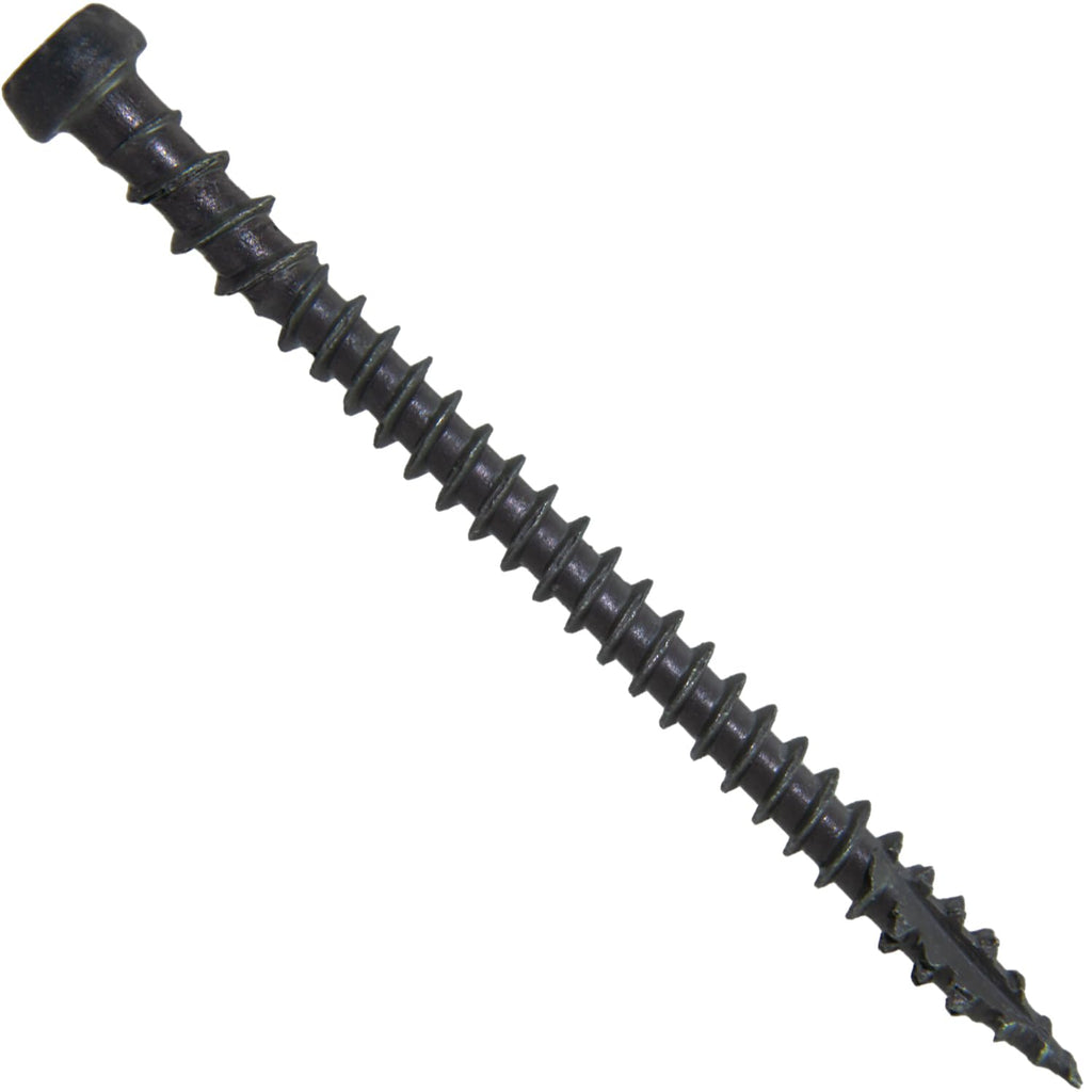 10 x 2-3/4' Gray Birch Composite Decking Wood Screw Torx/Star Drive Head - Exterior Coated - AQC Lumber Compatible - 5 Pound CASE ~3870 Screws