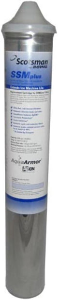 Scotsman SSMRC1 SSM Plus Ice Machine Replacement Water Filter (for SSM1-P, SSM2-P, and SSM3-P) - 0.5 Micron, NSF, 2 x 2 x 14 inches