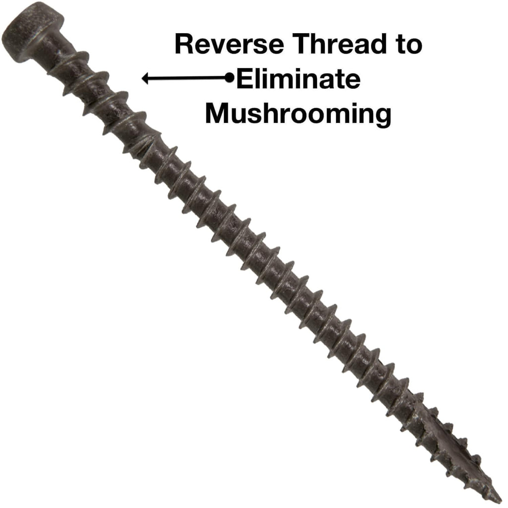 Jake Sales #10 x 2-3/4' Latte Composite Decking Exterior Coated Wood Screw Torx/Star Drive Head Decking Exterior Coated 22 POUNDS ~1,750 Screws