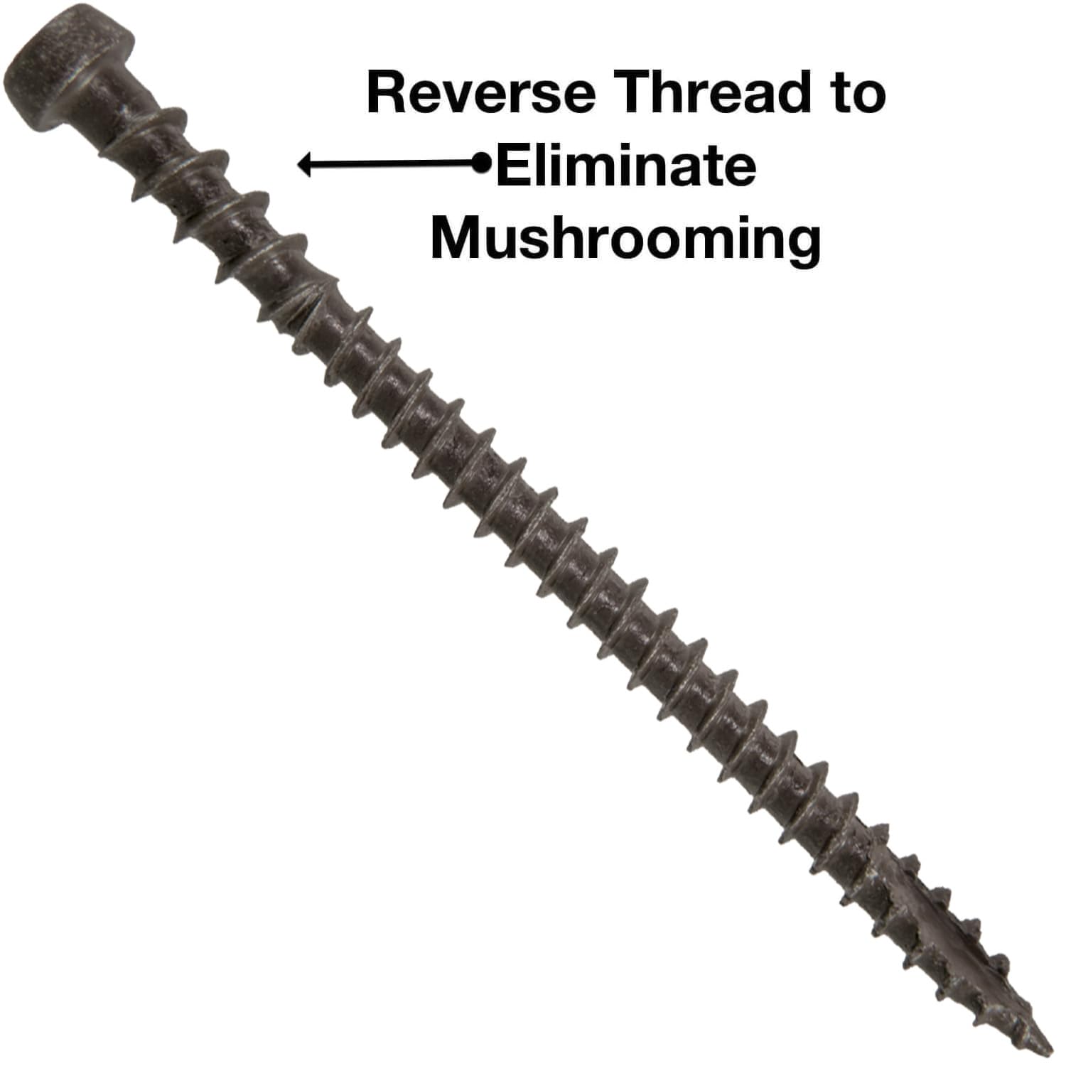 Jake Sales #10 x 2-3/4' Latte Composite Decking Exterior Coated Wood Screw Torx/Star Drive Head Decking Exterior Coated 22 POUNDS ~1,750 Screws