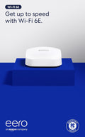 Amazon eero Pro 6E mesh wifi router - Supports internet plans up to 2.5 Gbps, Coverage up to 2,000 sq. ft., Connect 100+ devices, 1-pack