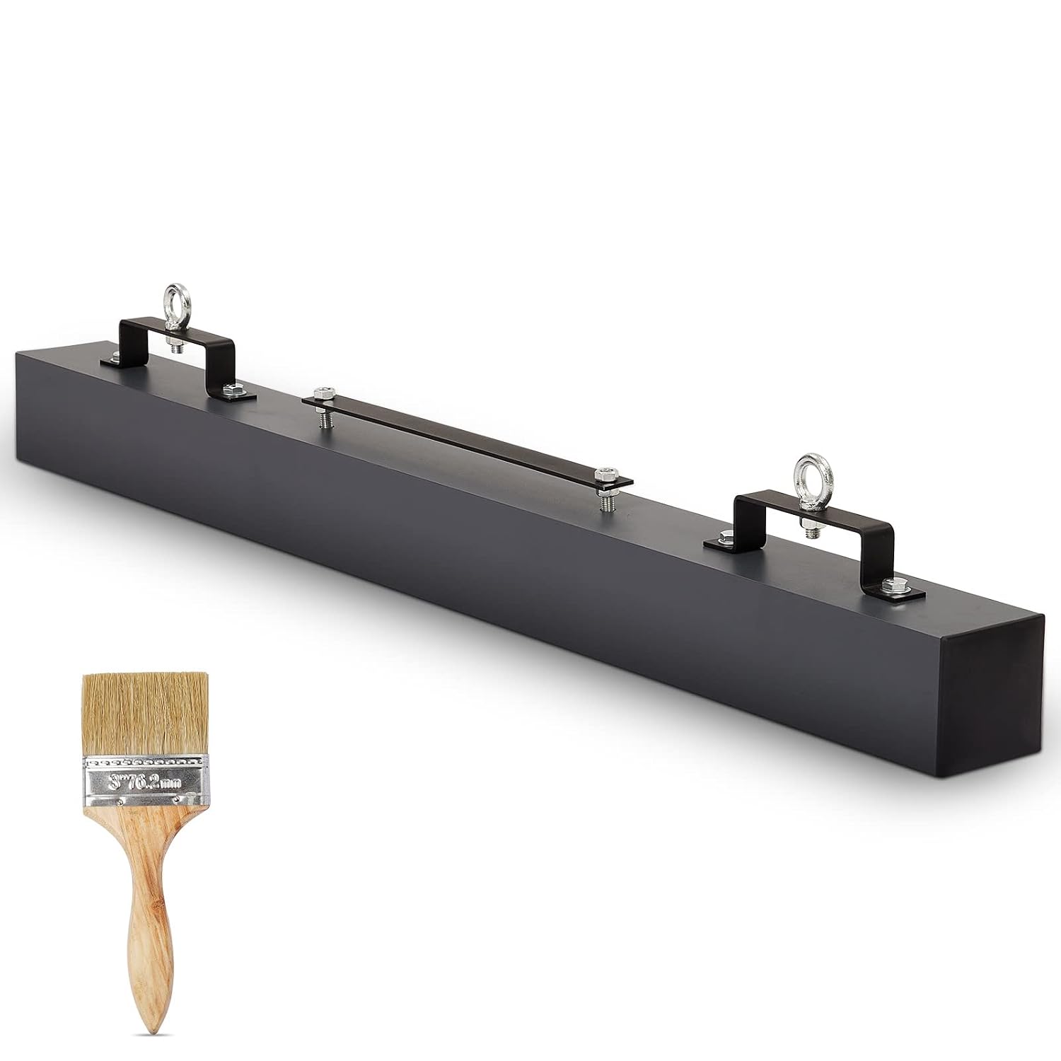 GarveeTech Hanging Magnetic Sweeper Pickup Tool, 48 in Magnetic Nail Sweeper for Pick Up Bolts Nails Iron Chips Metals, Nail Magnet Sweeper for Easy Metal Debris Clean-Up